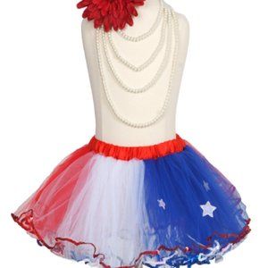 Star Spangle Hero Girl Tutu skirt